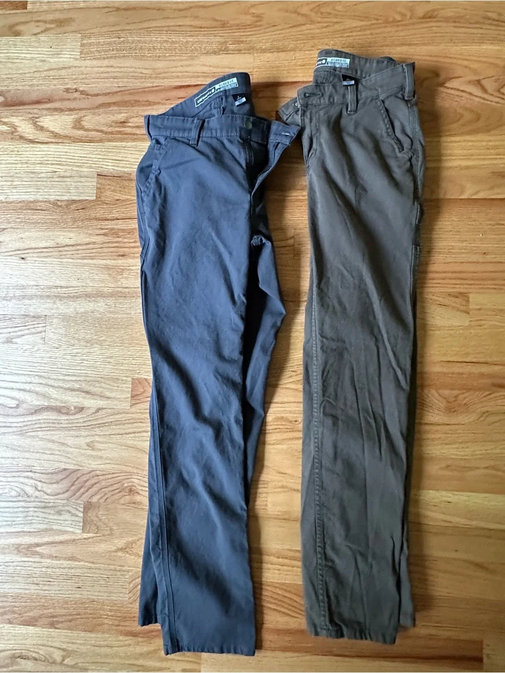 BUNDLE OF 2 - Carhartt Relaxed Fit Work Pants- Brand New - Navy/Charcoal - Picture 2 of 8